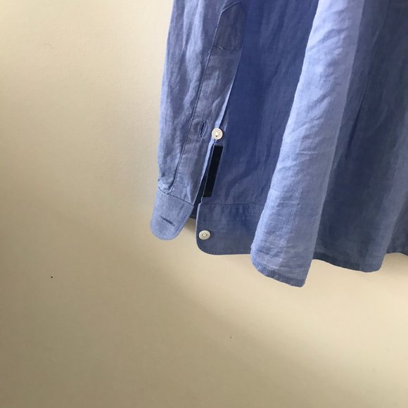 Diesel Black Gold Mid Blue End Casual Dress Shirt - Picture 6 of 15